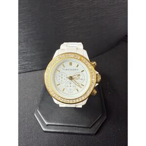 Vintage Vernier Tank style White Watch-10367